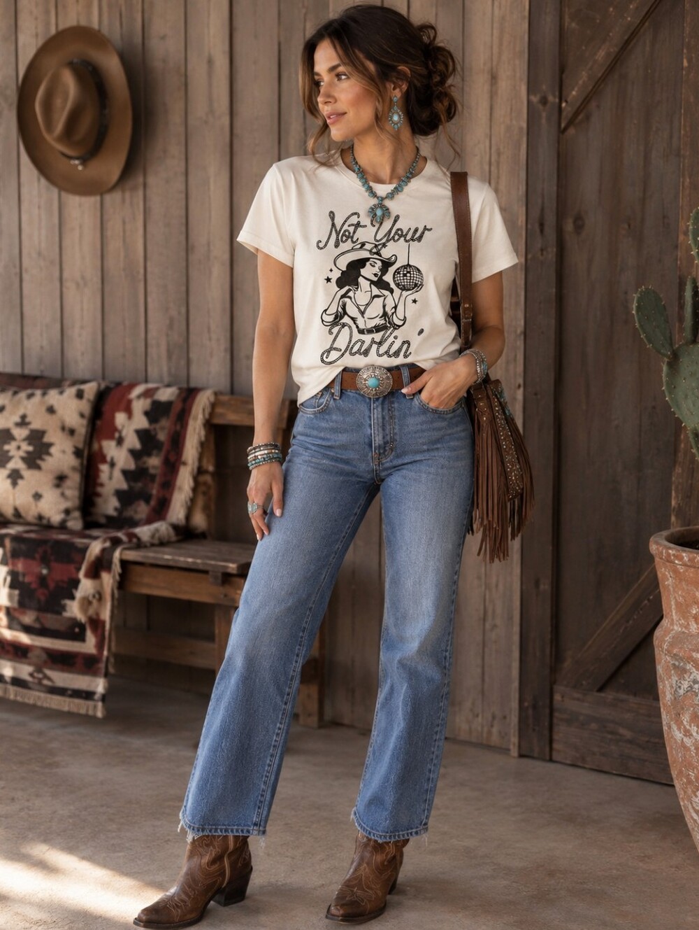 Not Your Darlin' Graphic Tee - Western Style